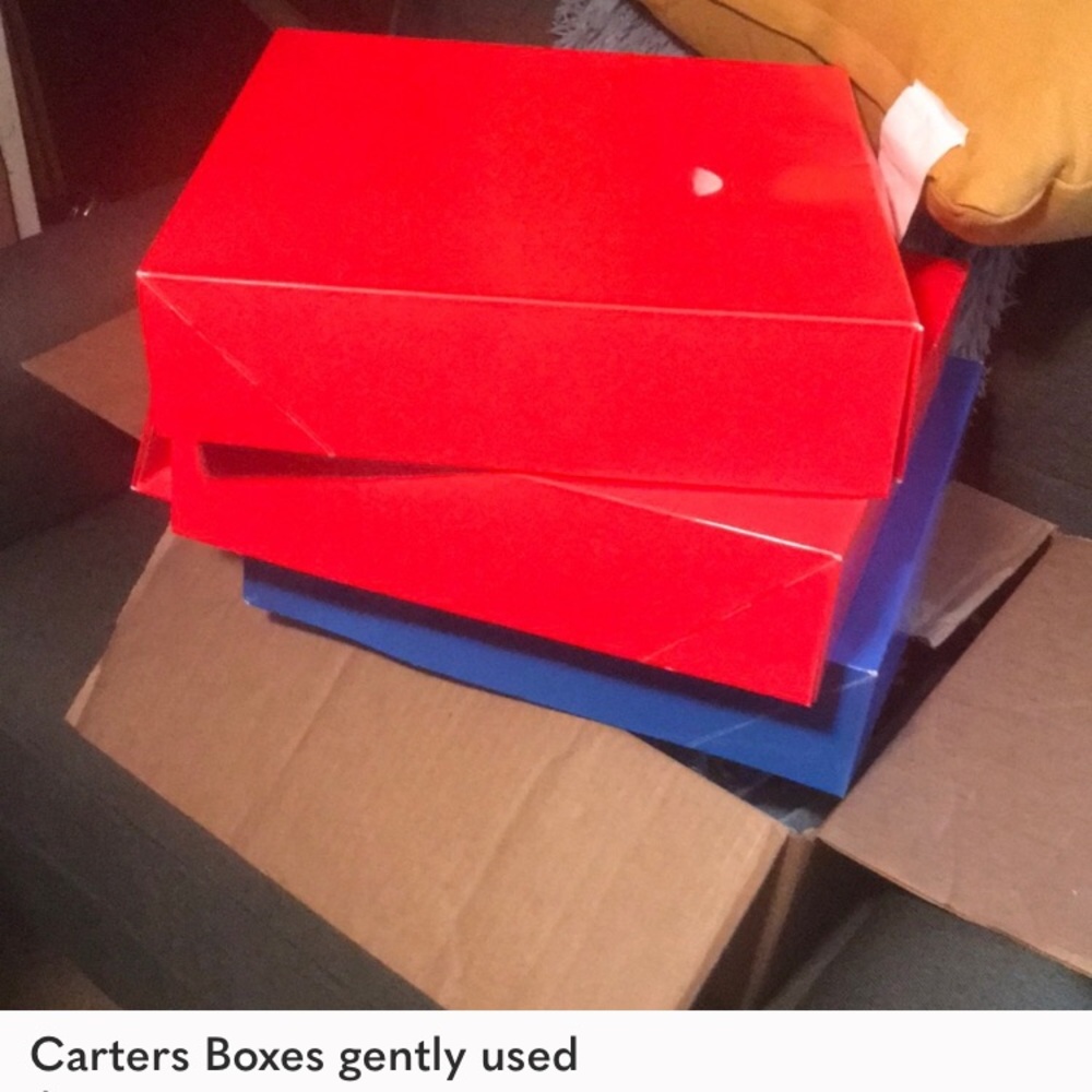 gently used clothing boxes
